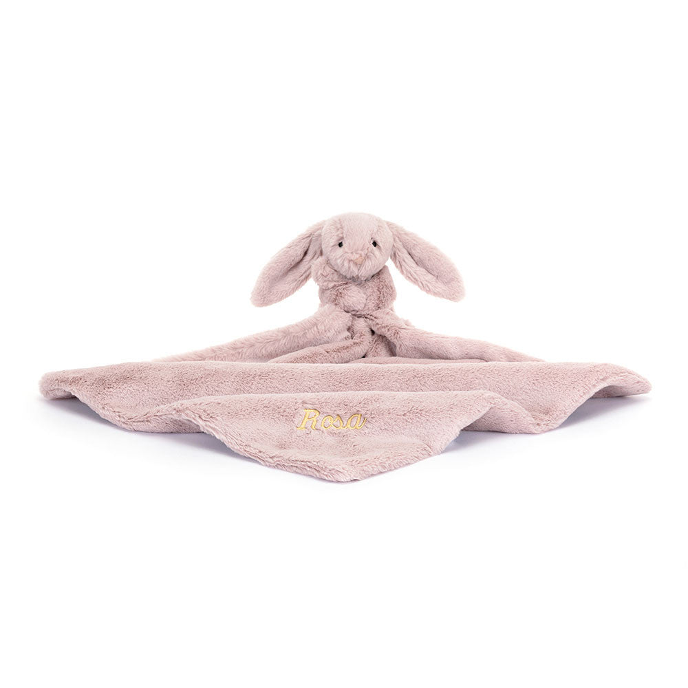 Personalized Bashful Luxe Bunny Rosa Soother | Jellycat