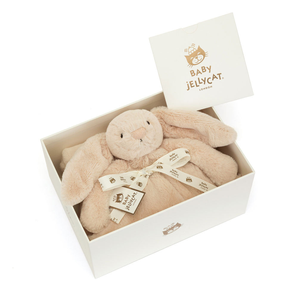 Personalized Bashful Luxe Bunny Willow Blankie | Jellycat