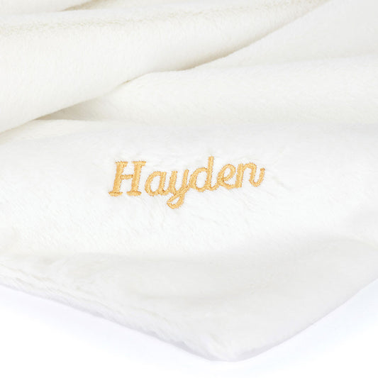 Personalized Bashful Luxe Bunny Luna Blankie | Jellycat