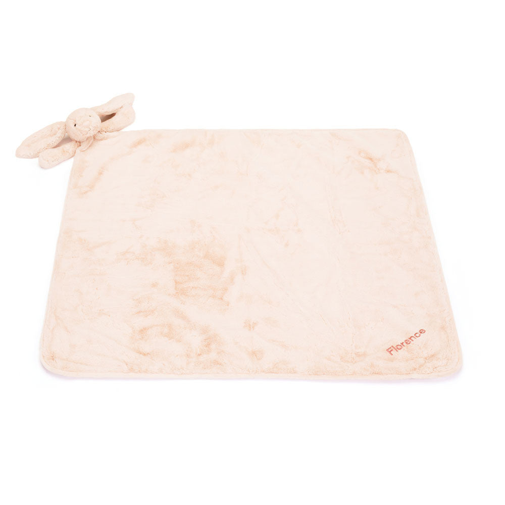 Personalized Bashful Blush Bunny Blankie | Jellycat