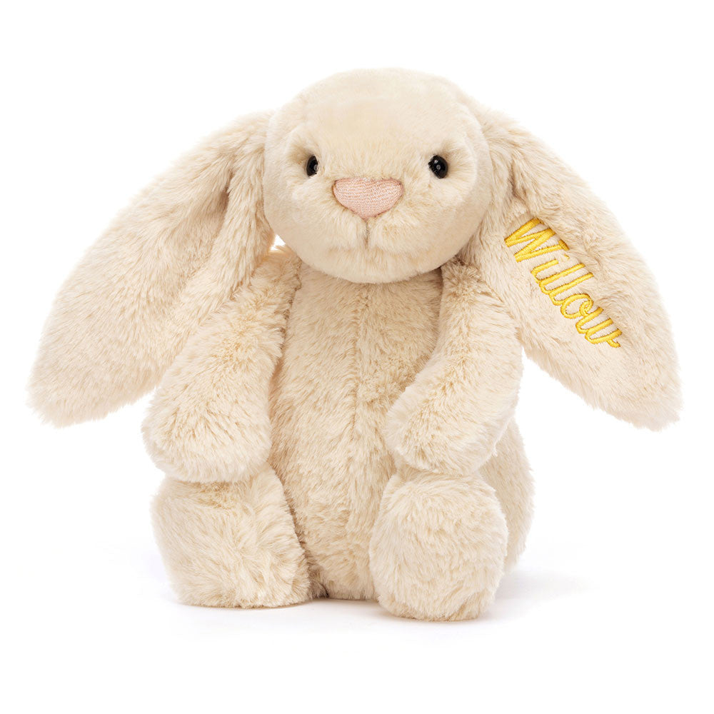 Personalized Bashful Luxe Bunny Willow Medium | Jellycat