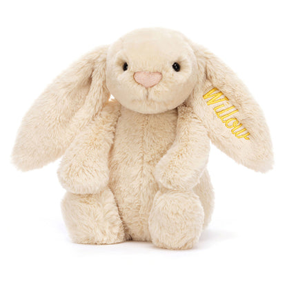 Personalized Bashful Luxe Bunny Willow Medium | Jellycat