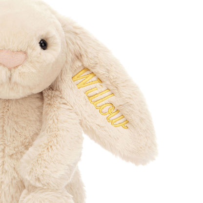 Personalized Bashful Luxe Bunny Willow Medium | Jellycat