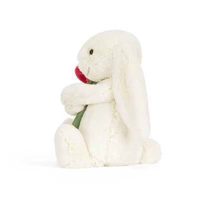 Cream Bunny with Rose | Jellycat