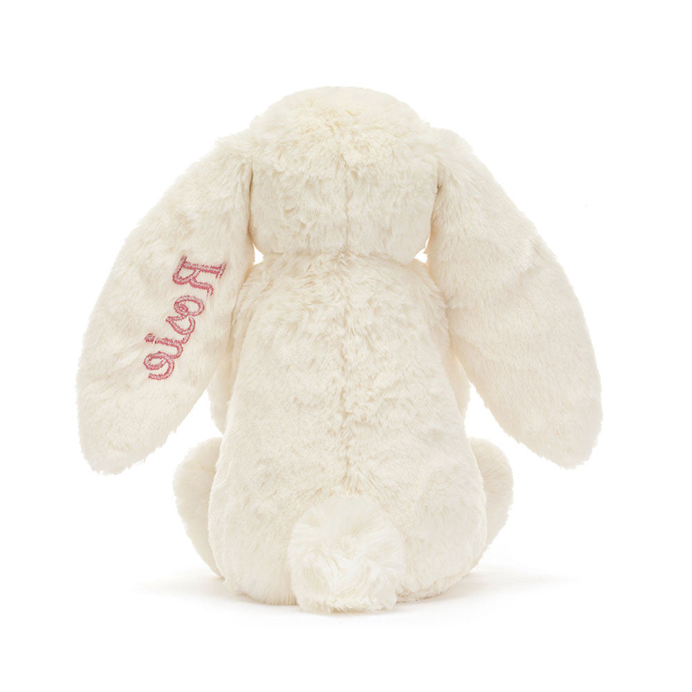 Personalized Bashful Red Love Heart Bunny Medium | Jellycat