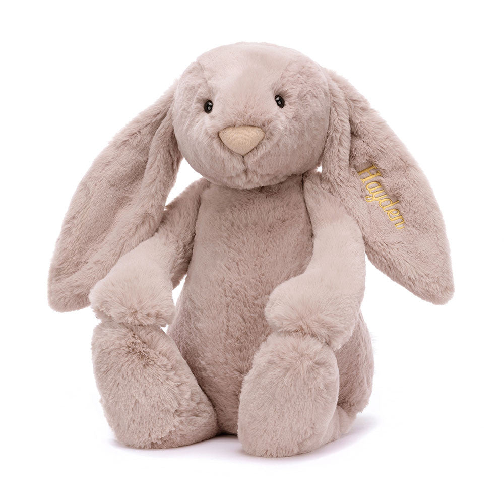 Personalized Bashful Luxe Bunny Rosa Huge | Jellycat