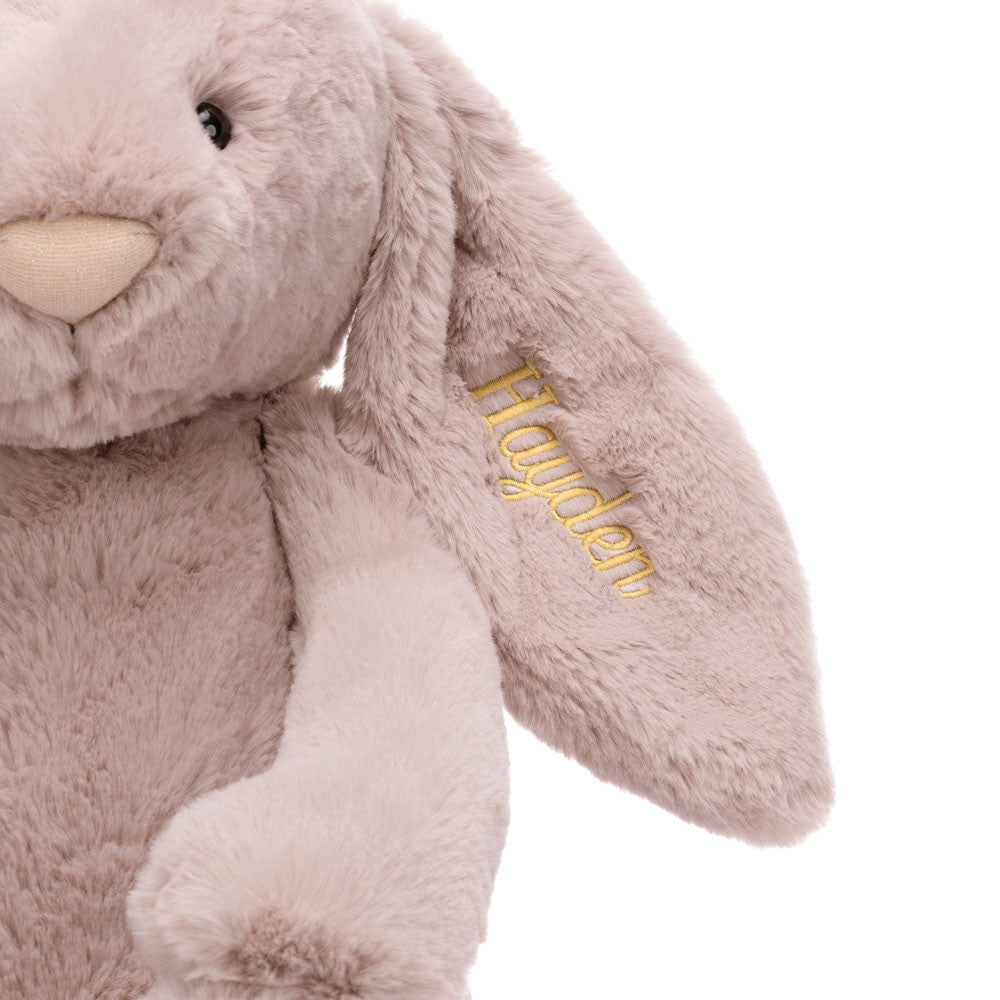 Personalized Bashful Luxe Bunny Rosa Huge | Jellycat
