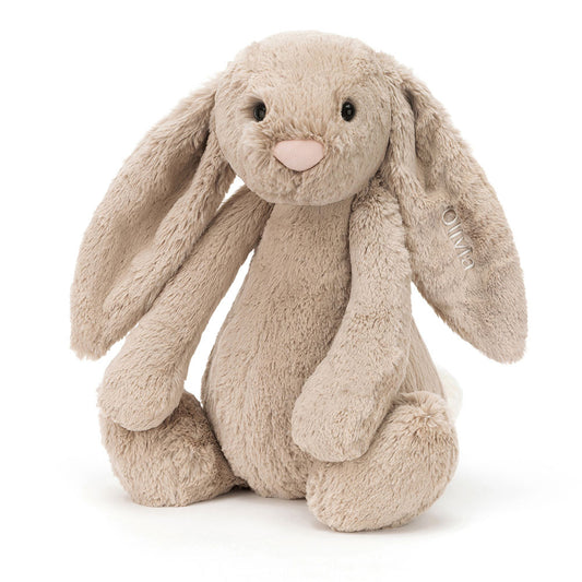 Personalized Bashful Beige Bunny Huge | Jellycat