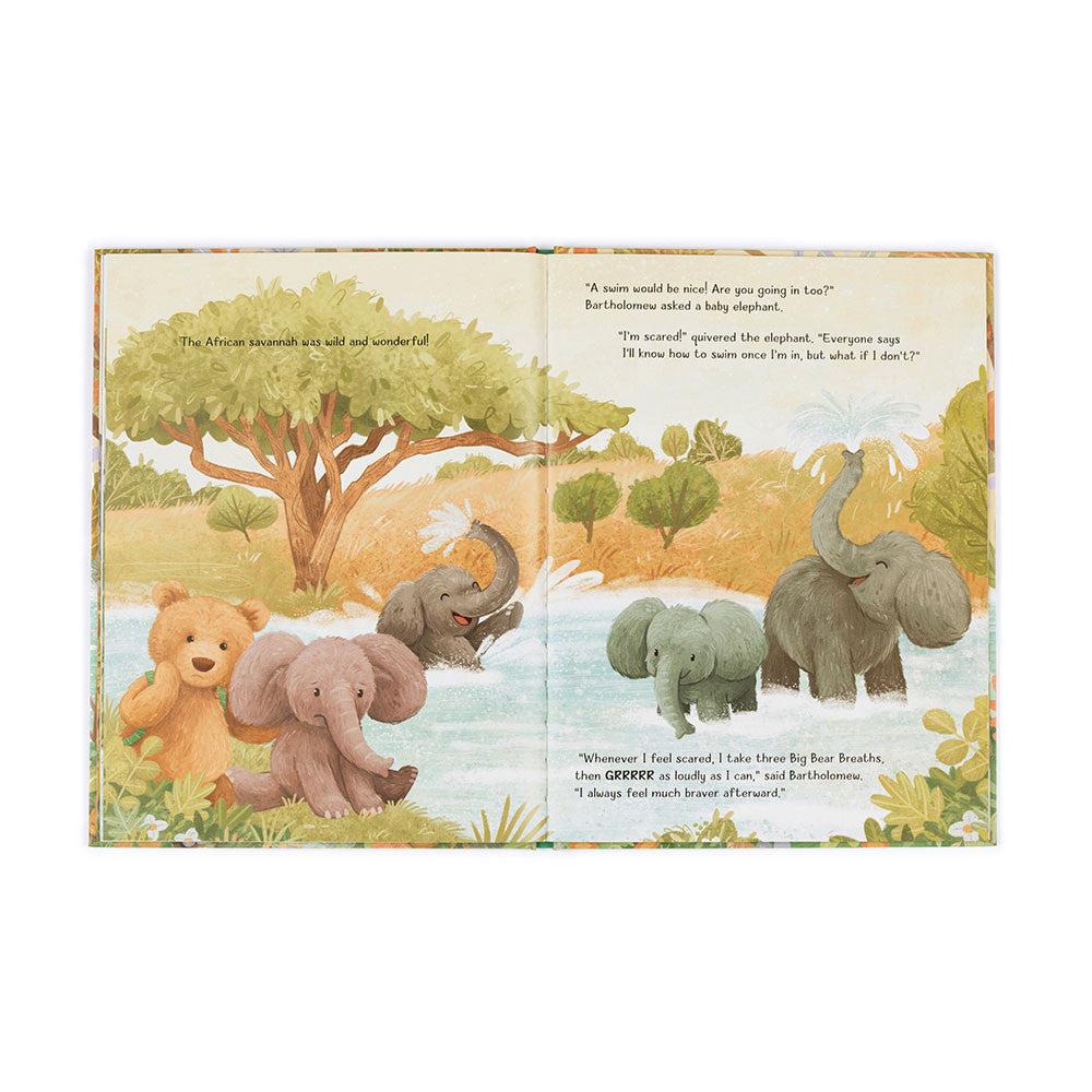 It's a Big World Bartholomew Book & Bartholomew Bear Medium | Jellycat