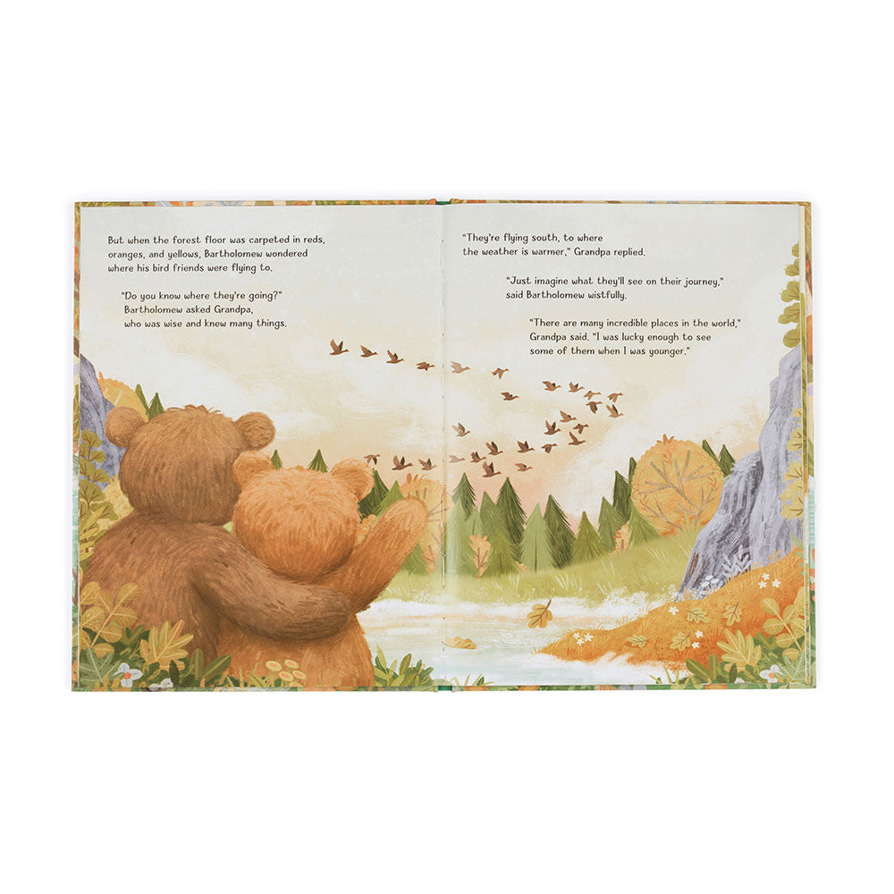 It's a Big World Bartholomew Book & Bartholomew Bear Medium | Jellycat