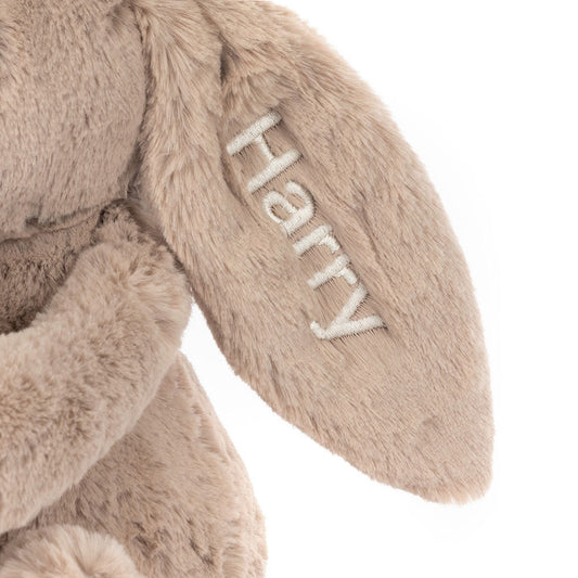 Personalized Bashful Beige Bunny 'Birthday' | Jellycat