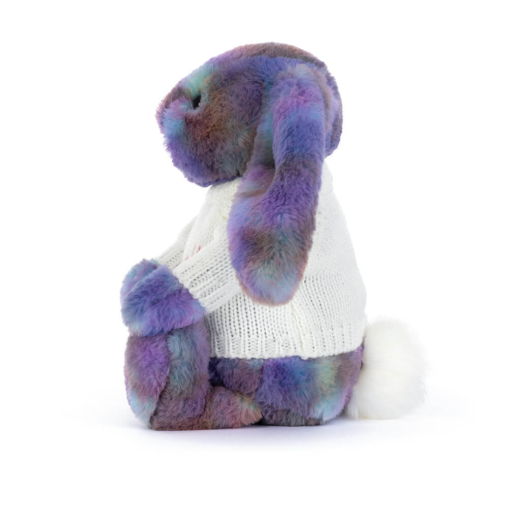 Zodihop Luxe Bunny with Personalized Cream Jumper | Jellycat