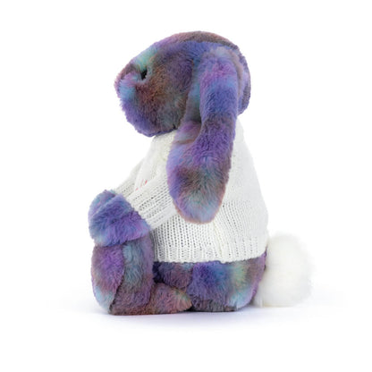 Zodihop Luxe Bunny with Personalized Cream Jumper | Jellycat