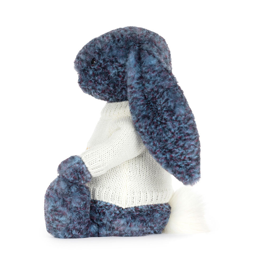Hopscone Luxe Bunny with Personalized Cream Jumper | Jellycat
