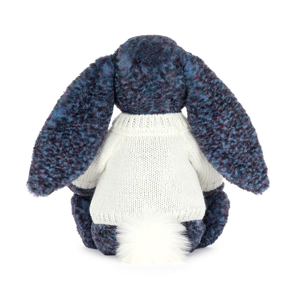 Hopscone Luxe Bunny with Personalized Cream Jumper | Jellycat