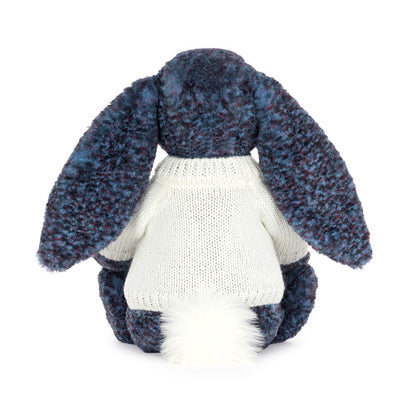Hopscone Luxe Bunny with Personalized Cream Jumper | Jellycat