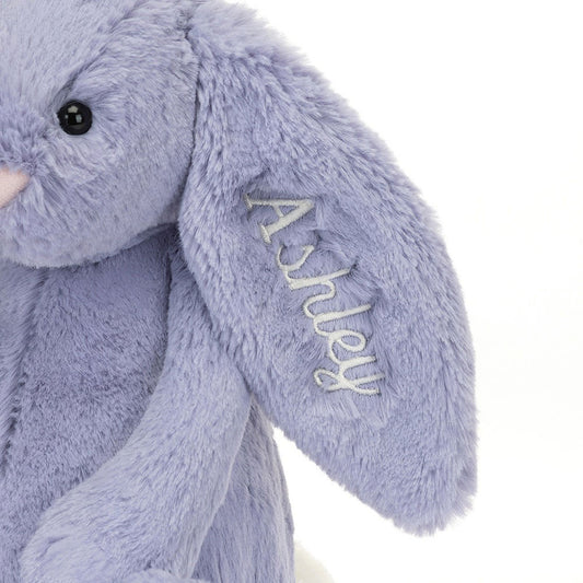 Personalized Bashful Viola Bunny Medium | Jellycat