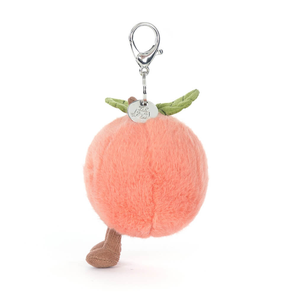 Amuseables Peach Bag Charm | Jellycat