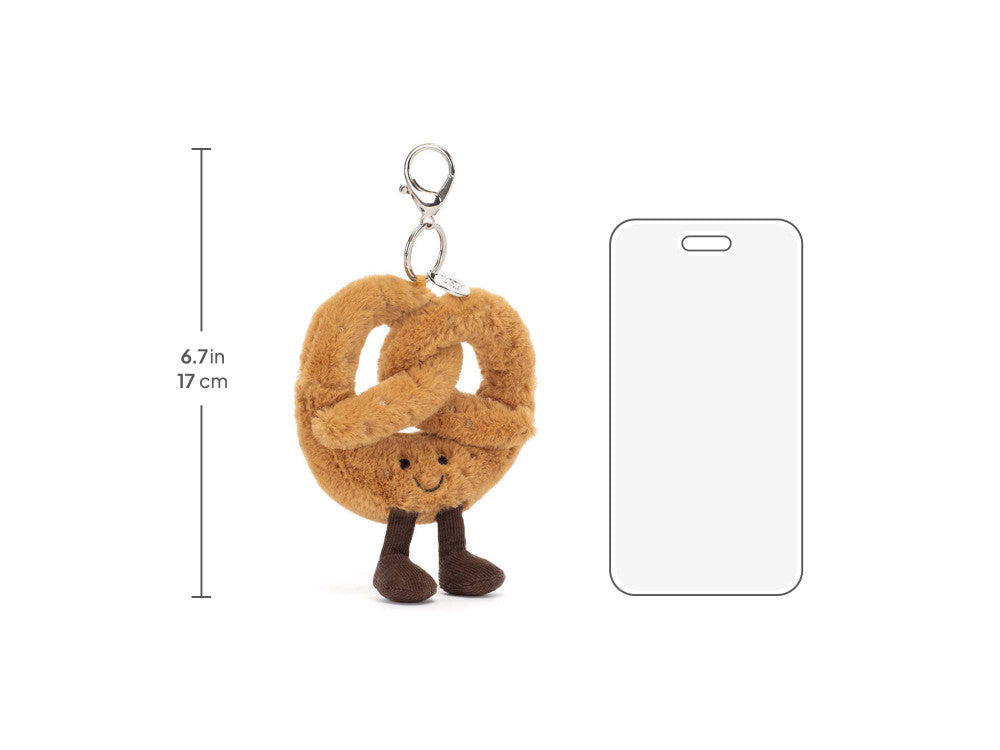 Amuseables Pretzel Bag Charm | Jellycat