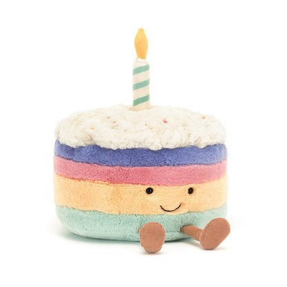 Amuseables Rainbow Birthday Cake | Jellycat