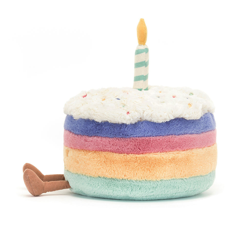 Amuseables Rainbow Birthday Cake | Jellycat