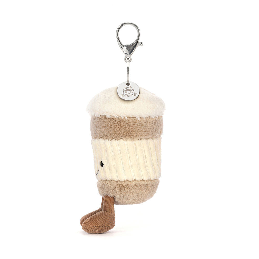 Amuseables Coffee-to-Go Bag Charm | Jellycat