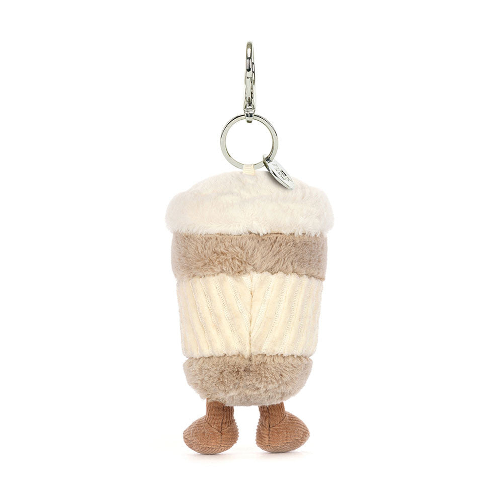 Amuseables Coffee-to-Go Bag Charm | Jellycat