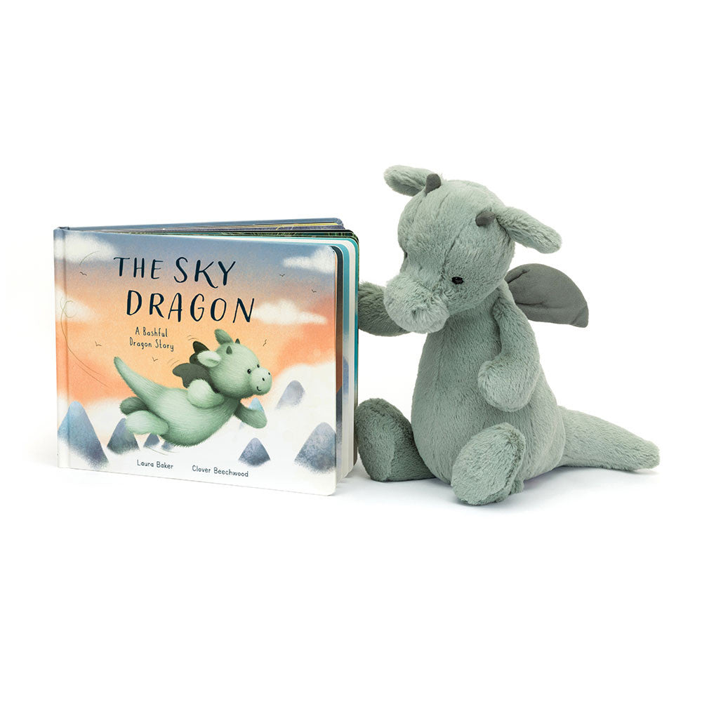 The Sky Dragon Book & Bashful Dragon Medium | Jellycat