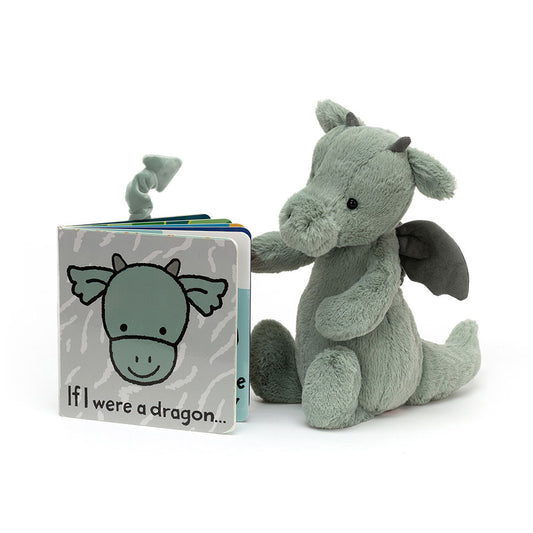 If I Were a Dragon Book & Bashful Dragon Small | Jellycat