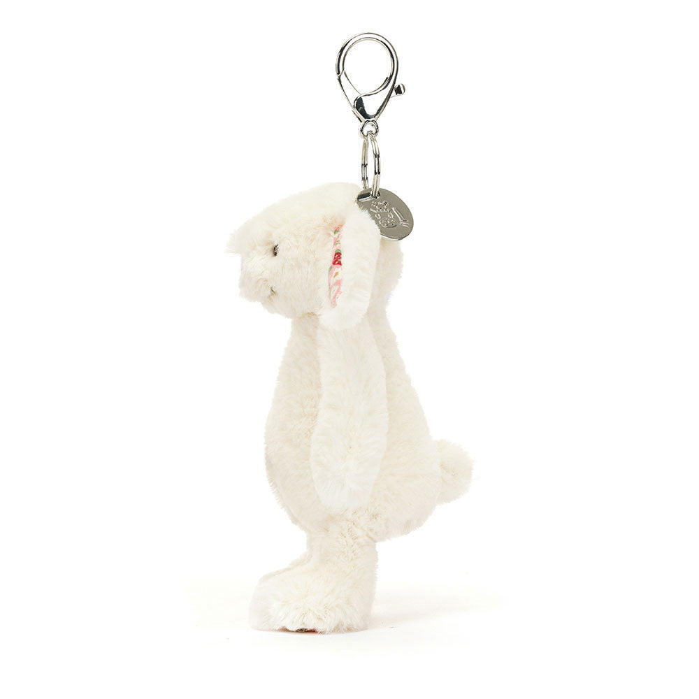 Blossom Cream Bunny 'Berry' Bag Charm | Jellycat