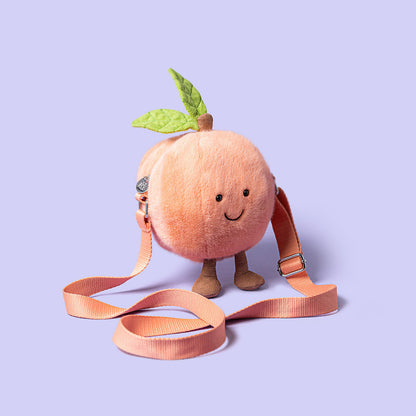 Amuseables Peach Shoulder Bag | Jellycat