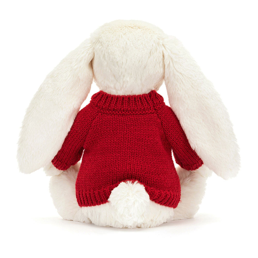 Bashful Twinkle Bunny with Personalized Red Jumper | Jellycat