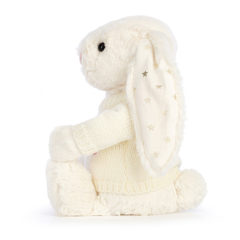 Bashful Twinkle Bunny with Personalized Cream Jumper | Jellycat