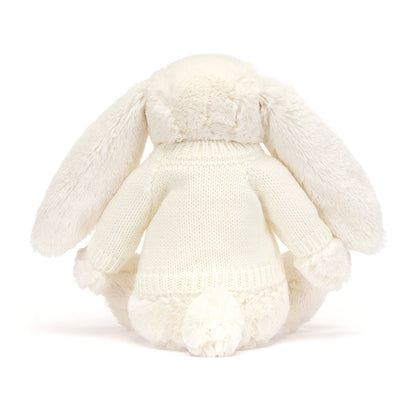 Bashful Twinkle Bunny with Personalized Cream Jumper | Jellycat